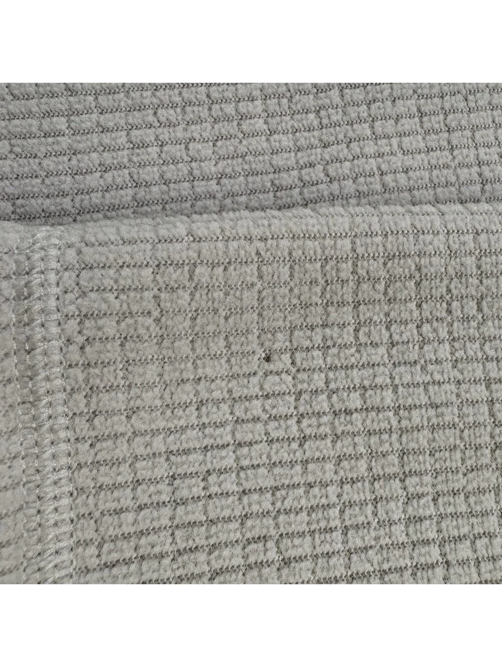 The North Face 1/4 Zip Waffle Knit Fleece Pullover Size Large White Ivory